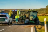 Accidente con tractor en Burguillos deja a un hombre de 35 años grave y trasladado a Zafra