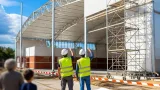 Alborea moderniza su polideportivo municipal con una cubierta financiada por la Diputación