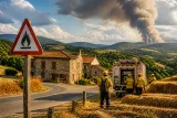 Asturias en alerta por incendio: seis concejos en riesgo muy alto y llamamiento a extremar precauciones