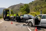 Colisión en la OU-533 en O Bolo deja tres heridos y moviliza a varios servicios de emergencia
