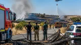 Controlado un incendio en Alcolea de Cinca que ha calcinado 8 hectáreas y obligó a cortar la A-130