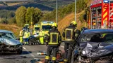 Dos heridos tras una colisión frontal en la N-110 a la altura de Prádena