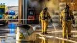 Fuga de ácido en una bodega de La Roda obliga a evacuar y deja un trabajador hospitalizado