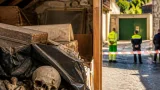 Hallazgo de restos óseos en Villanueva de Alcardete altera rutina en Toledo