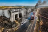 Incendio destruye una nave de Arfrutal en Alguaire y alarma al sector hortofrutícola
