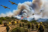 Incendio en Moguer moviliza a Infoca y medios aéreos en la provincia de Huelva