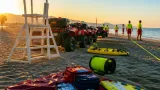 La Unidad de Quads refuerza la seguridad en la playa de Gandia con rescates acuáticos