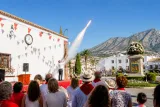 Mijas mantiene vivo el lazo con Navarra con su tradicional chupinazo de San Fermín