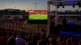 Palma prepara Son Fusteret con pantalla gigante y refuerzo de transporte para la semifinal
