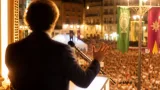 Raúl Cimas, pregonero de la Feria de Albacete 2026 desde el balcón del Museo Municipal