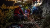Rescatan de noche a una escaladora con lesión de tobillo en Hoya Moros (Candelario)