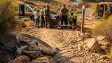 Rescate en la Cresta del Gallo: ciclista trasladado al Hospital Reina Sofía en Murcia