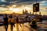 Santiago de Compostela afronta subida térmica y riesgo de tormentas en el horizonte inmediato