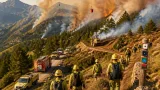 Seis incendios activos mantienen movilizados a bomberos y medios aéreos en Asturias