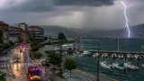 Tormentas provocan miles de descargas en Galicia y afectan al norte de Pontevedra