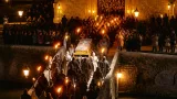 Torquemada revive la llegada de Juana I con un centenar de vecinos en escena