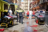 Treces trasladados y varios heridos leves en el accidentado tercer encierro de Sanfermines