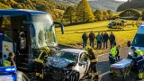 Un fallecido y un herido tras el choque frontal entre un turismo y un autobús en la CL-629