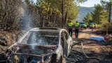 Un hombre fallece tras arder su vehículo en el Camino de los Prodigios entre Miranda y Villanueva