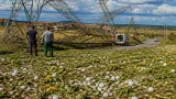 Una granizada exprés arrasa cultivos y derriba torretas en una franja amplia de Burgos