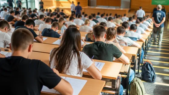 645 aspirantes se examinan en León para optar a una de las 3.240 plazas de la Guardia Civil