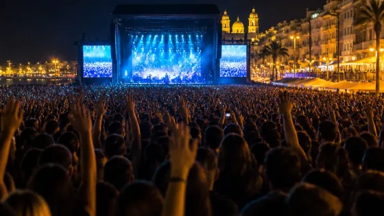 Aitana llena Cádiz: más de 20.000 personas en la cita del Cuarto Azul World Tour