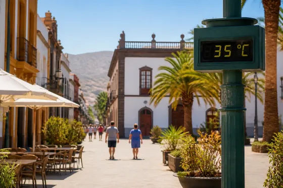 Alerta amarilla por calor en Santa Lucía de Tirajana: máximas cerca de 35 ºC este jueves