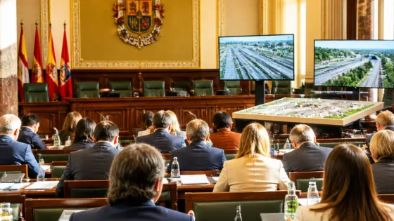 Ayala defiende en Burgos la gestión municipal y reclama avances en infraestructuras