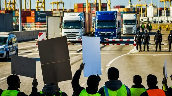 Barcelona: movilizaciones en el puerto ante la amenaza de recortes salariales