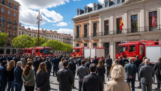 Ciudad Real ofrece sus recursos de bomberos y guarda un minuto de silencio por Los Gallardos
