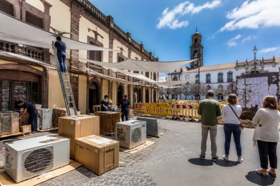 Críticas al Ayuntamiento de San Cristóbal de La Laguna por invertir en la sede provisional del Mercado Municipal
