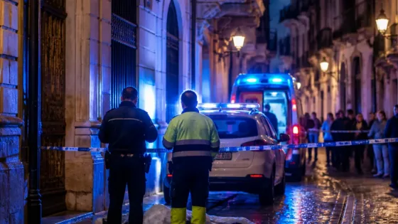 Detenidos dos presuntos autores tras un apuñalamiento en el centro de Málaga
