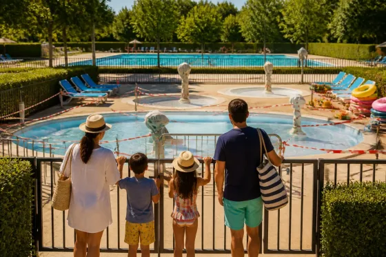 Dos piscinas infantiles de Soria cerradas dejan a los niños con una sola alternativa este verano