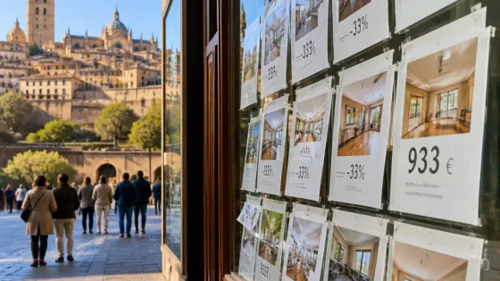 El alquiler en Segovia alcanza 933 € y se sitúa como el más caro de Castilla y León