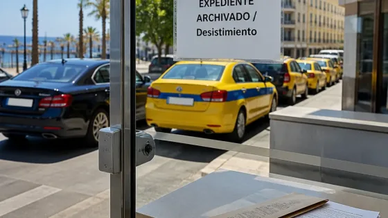 El BOE publica el desistimiento de una solicitud de licencia VTC en Ceuta