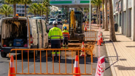 Emalsa inicia obras de saneamiento en Siete Palmas con cortes en Las Palmas de Gran Canaria
