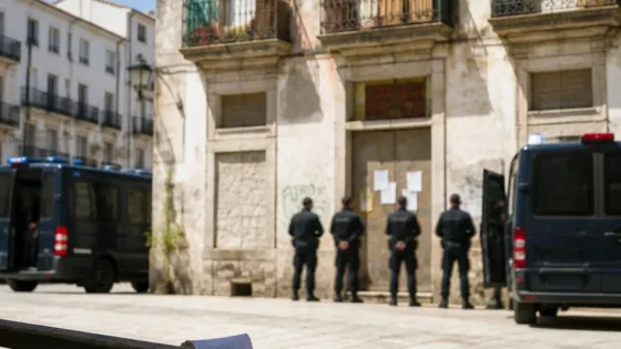 En Lugo, un edificio ocupado que plantea dudas sobre la eficacia de la respuesta pública