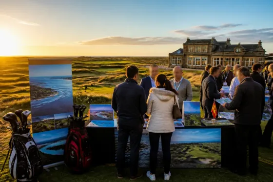 Huelva lleva su oferta de golf a Carnoustie para captar touroperadores internacionales