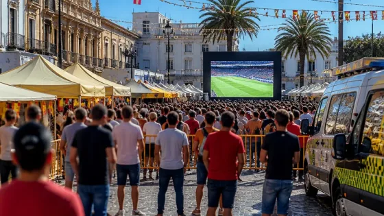 Huelva prepara una gran fan zone en la Plaza 12 de Octubre para la final del Mundial
