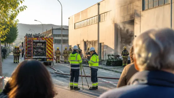Incendio en una empresa química provoca confinamientos y activación del Plaseqcat en Manresa