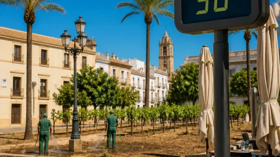 Jerez de la Frontera afronta una semana de cielos despejados y subida térmica a mitad de semana