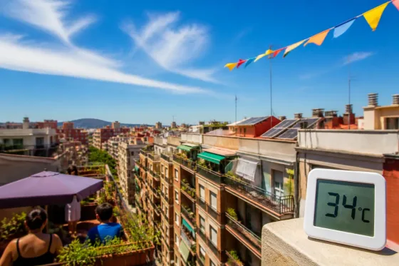 L'Hospitalet de Llobregat: previsión para mañana sin alerta amarilla y máximas de 34 ºC