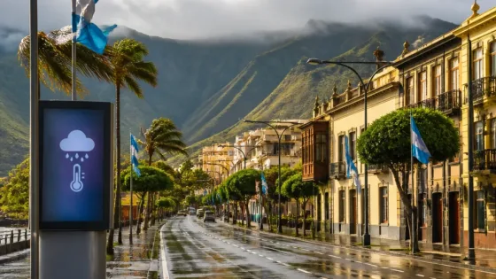 La Aemet anuncia inestabilidad y descenso térmico en la provincia de Santa Cruz de Tenerife
