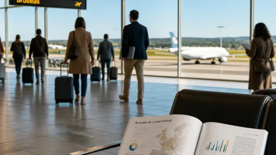 La Cámara sitúa seis destinos clave para reforzar la conectividad de A Coruña desde Alvedro