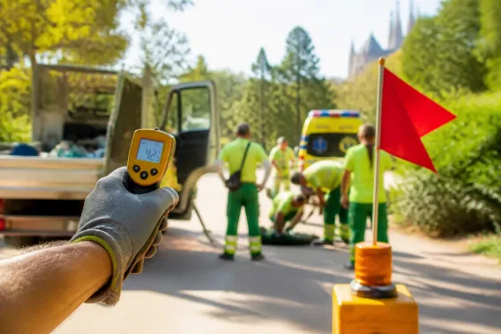 La CGT denuncia al Ayuntamiento por riesgos laborales durante la ola de calor en Barcelona