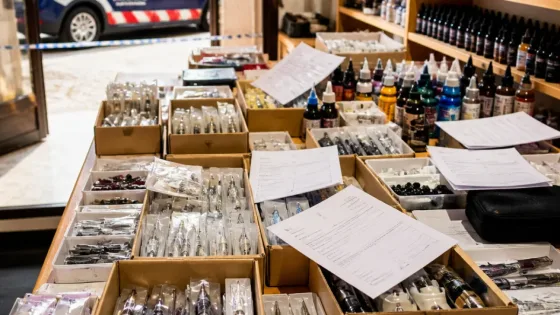 La Guardia Civil interviene 5.342 utensilios ilegales para tatuajes y piercings en Girona