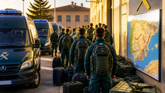 La Guardia Civil refuerza Huesca con 104 nuevos efectivos este año