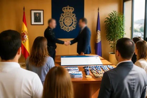 La Policía Nacional entrega 8.879 € a la AFA de Dos Hermanas tras la IV Ruta 091