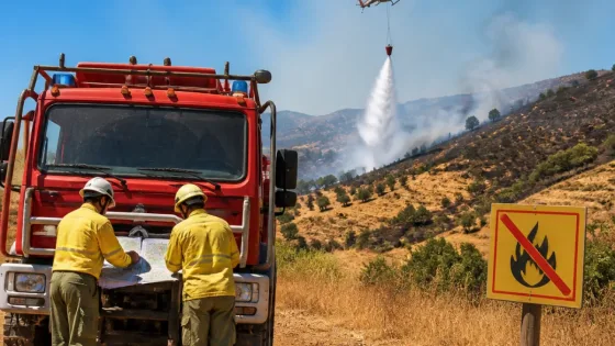 La provincia de Córdoba declara riesgo extremo de incendios y activa patrullajes y bomberos
