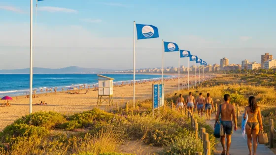La provincia de Valencia supera la treintena de playas con bandera azul en 2026